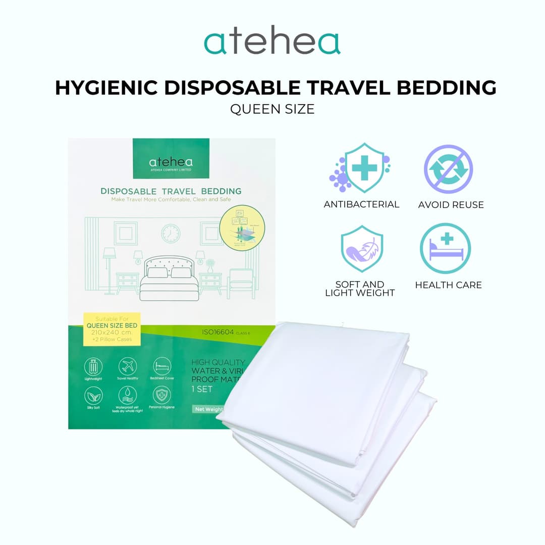 Atehea - Disposable and Waterproof Hygienic Travel Bedding